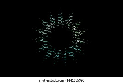 Light Green, Yellow vector layout with circle shapes. Beautiful colored illustration with blurred circles in nature style. Design for business adverts.