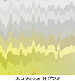 Light Green, Yellow vector layout with wry lines. Abstract illustration with bandy gradient lines. Design for your business promotion.