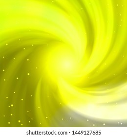 Light Green, Yellow vector layout with bright stars. Colorful illustration in abstract style with gradient stars. Best design for your ad, poster, banner.