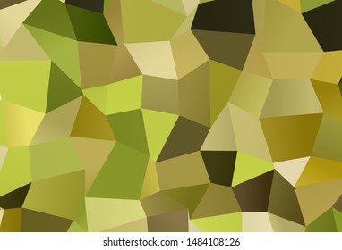 Light Green, Yellow vector layout with lines, rectangles. Modern abstract illustration with colorful rectangles. Modern template for your landing page.