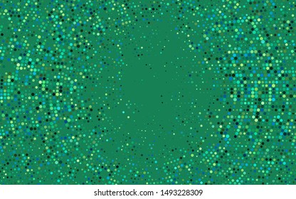 Light Green, Yellow vector layout with circle shapes. Illustration with set of shining colorful abstract circles. Template for your brand book.