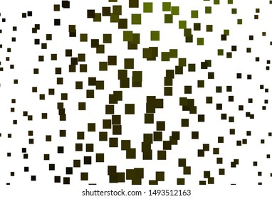 Light Green, Yellow vector layout with lines, rectangles. Glitter abstract illustration with rectangular shapes. Pattern for busines ad, booklets, leaflets