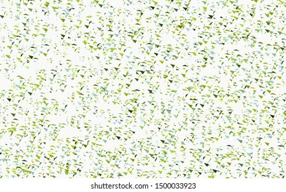Light Green, Yellow vector layout with lines, triangles. Abstract gradient illustration with triangles. Modern template for landing page.