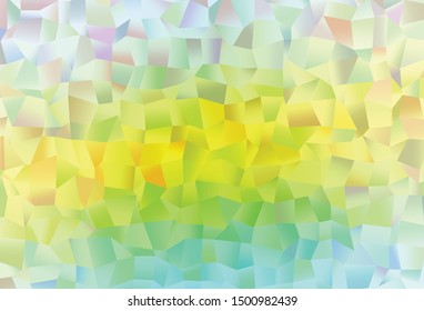 Light Green, Yellow vector layout with rectangles, squares. Illustration with set of colorful rectangles. Pattern for websites, landing pages.
