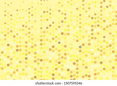 Light Green, Yellow vector layout with curved lines. Colorful illustration in simple style with gradient. A completely new design for your business.