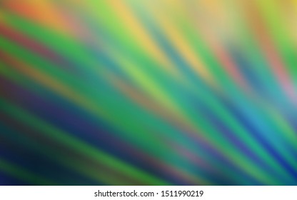 Light Green, Yellow vector layout with flat lines. Colorful shining illustration with lines on abstract template. Pattern for ads, posters, banners.