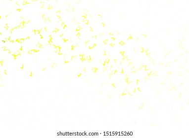 Light Green, Yellow vector layout with bent lines. Glitter abstract illustration with wry lines. Abstract design for your web site.