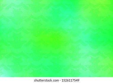 Light Green, Yellow vector layout with bent lines. An elegant bright illustration with gradient. A completely new template for your design.