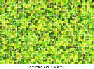 Light Green, Yellow vector layout with lines, rectangles. Rectangles on abstract background with colorful gradient. Smart design for your business advert.