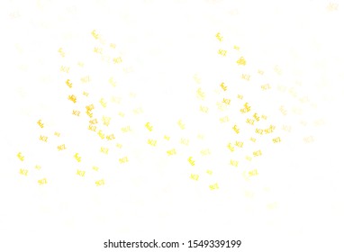 Light Green, Yellow vector layout with discount of 30, 50, 90%. Illustration with signs of sales on abstract template. Design for business ads, commercials.