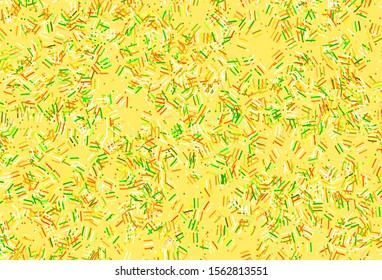 Light Green, Yellow vector layout with flat lines, dots. Blurred decorative design in simple style with lines. Best design for your ad, poster, banner.