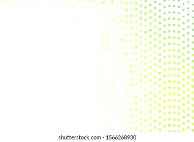 Light Green, Yellow vector layout with curved lines. Brand new colorful illustration in simple style. The best colorful design for your business.