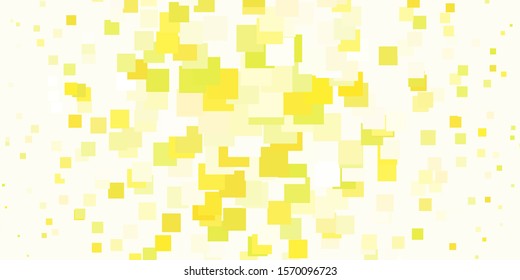 Light Green, Yellow vector layout with lines, rectangles. New abstract illustration with rectangular shapes. Pattern for business booklets, leaflets