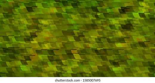 Light Green, Yellow vector layout with lines, rectangles. Rectangles with colorful gradient on abstract background. Pattern for websites, landing pages.