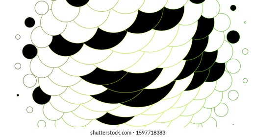 Light Green, Yellow vector layout with circle shapes. Abstract illustration with colorful spots in nature style. Pattern for websites.