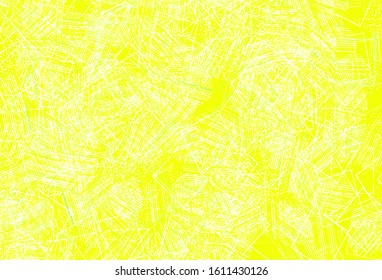 Light Green, Yellow vector layout with circles, lines, rectangles. Abstract gradient illustration with circles, triangles, cubes. Smart design for your adverts.