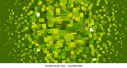 Light Green, Yellow vector layout with lines, rectangles. Abstract gradient illustration with rectangles. Design for your business promotion.