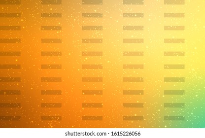 Light Green, Yellow vector layout with flat lines. Colorful shining illustration with lines on abstract template. Pattern for ads, posters, banners.