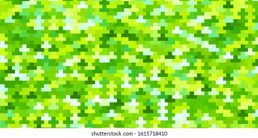Light Green, Yellow vector layout with lines, rectangles. Illustration with a set of gradient rectangles. Pattern for commercials, ads.