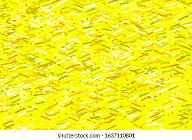 Light Green, Yellow vector layout with flat lines. Blurred decorative design in simple style with lines. Pattern for ads, posters, banners.