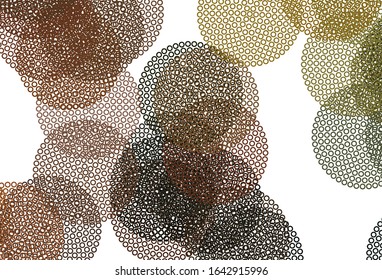 Light Green, Yellow vector layout with circle shapes. Beautiful colored illustration with blurred circles in nature style. Pattern for ads, leaflets.
