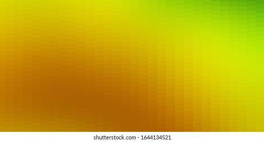 Light Green, Yellow vector layout with lines, rectangles. Illustration with a set of gradient rectangles. Pattern for websites, landing pages.