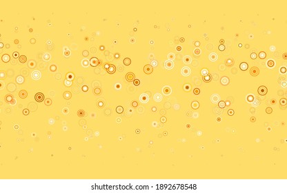 Light Green, Yellow vector layout with circle shapes. Beautiful colored illustration with blurred circles in nature style. Design for your business advert.