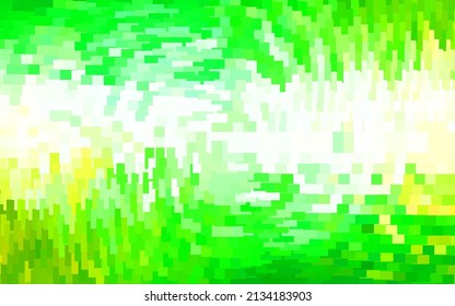 Light Green, Yellow vector layout with lines, rectangles. Abstract gradient illustration with rectangles. The template can be used as a background.