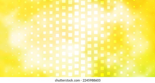 Diseño vectorial amarillo, verde claro con líneas, rectángulos. Rectángulos con gradiente colorido sobre fondo abstracto. Patrón para sitios web, páginas de inicio.