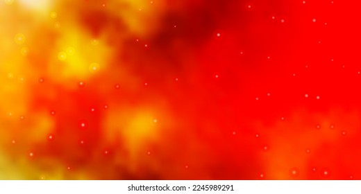 Light Green, Yellow vector layout with bright stars. Colorful illustration in abstract style with gradient stars. Pattern for websites, landing pages.