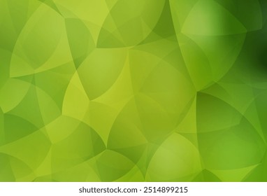 Verde claro, diseño de Vector amarillo con líneas, triángulos. Ilustración de gradiente Abstractas con triángulos. Diseño elegante para Fondos de pantalla.