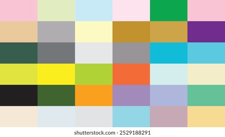 Light Green, Yellow vector layout with set of colors. Color palette with set of colors