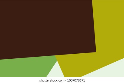 Light Green, Yellow vector low poly background. A sample with a polygonal design. Illustration in polygonal style with repeating squares
