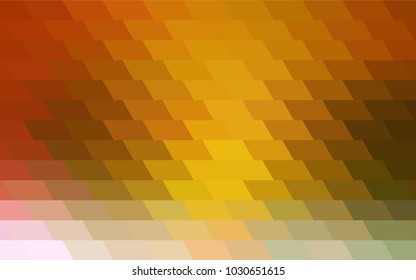 Light Green, Yellow vector low poly background. A sample with a polygonal design. Illustration in polygonal style with repeating squares