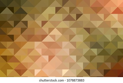 Light Green, Yellow vector low poly background. A completely new color illustration in a vague style. Triangular pattern for your business design.
