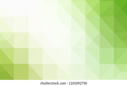 Light Green, Yellow vector low poly layout. Colorful illustration in abstract style with triangles. Brand new style for your business design.