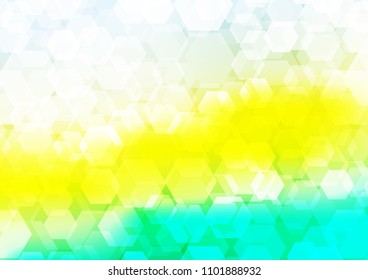 Light Green, Yellow vector low poly template. Colorful illustration in abstract style with gradient. A completely new template for your business design.