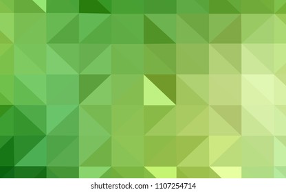 Light Green, Yellow vector low poly layout. Colorful illustration in abstract style with triangles. Brand new style for your business design.
