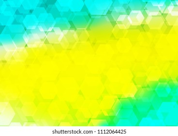 Light Green, Yellow vector low poly background. A vague abstract illustration with gradient. Brand new design for your business.
