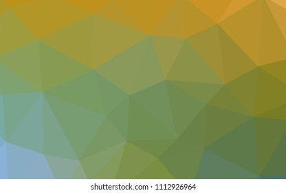 Light Green, Yellow vector low poly texture. Modern abstract illustration with triangles. A new texture for your web site.