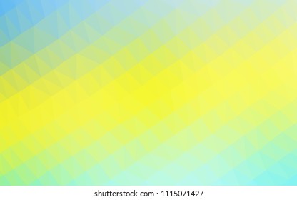 Light Green, Yellow vector low poly cover. Colorful abstract illustration with gradient. Brand new design for your business.