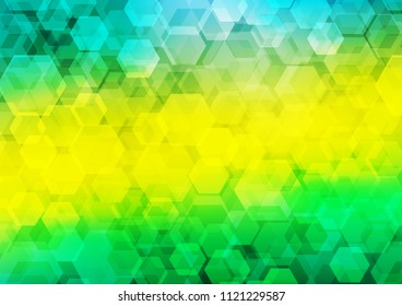 Light Green, Yellow vector low poly pattern. Colorful illustration in abstract style with gradient. The completely new template can be used for your brand book.