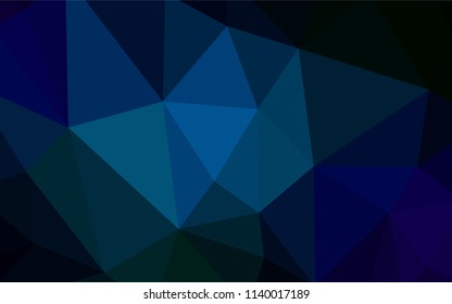 Light Green, Yellow vector low poly layout. Glitter abstract illustration with an elegant triangles. New template for your brand book.