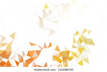 Light Green, Yellow vector low poly layout. Shining colorful illustration with triangles. A new texture for your web site.