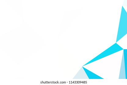 Light Green, Yellow vector low poly texture. Creative illustration in halftone style with triangles. Pattern for a brand book's backdrop.