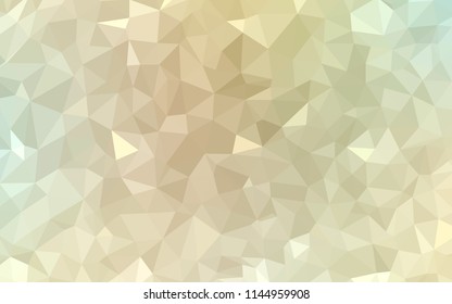 Light Green, Yellow vector low poly cover. Colorful abstract illustration with triangles. A new texture for your web site.
