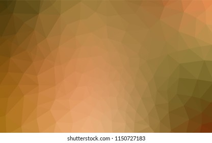 Light Green, Yellow vector low poly layout. Colorful abstract illustration with triangles. Completely new template for your banner.