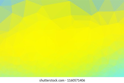 Light Green, Yellow vector low poly layout. An elegant bright illustration with gradient. A completely new design for your business.