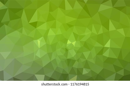 Light Green, Yellow vector low poly layout. Creative geometric illustration in Origami style with gradient. Template for cell phone's backgrounds.