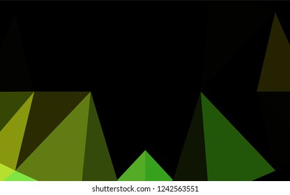 Light Green, Yellow vector low poly texture. Colorful abstract illustration with gradient. A completely new template for your business design.